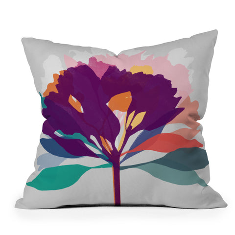 Garima Dhawan alstroemeria 2 Throw Pillow
