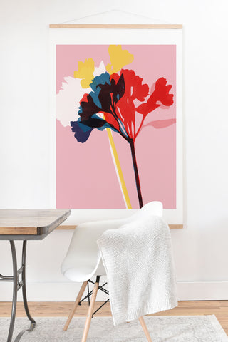 Garima Dhawan alstroemeria 9 Art Print And Hanger