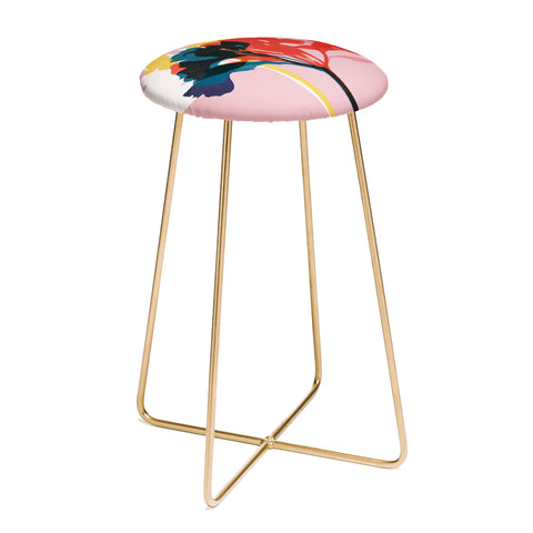 Garima Dhawan alstroemeria 9 Counter Stool
