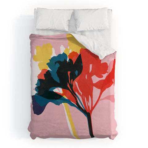Garima Dhawan alstroemeria 9 Duvet Cover