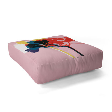 Garima Dhawan alstroemeria 9 Floor Pillow Square