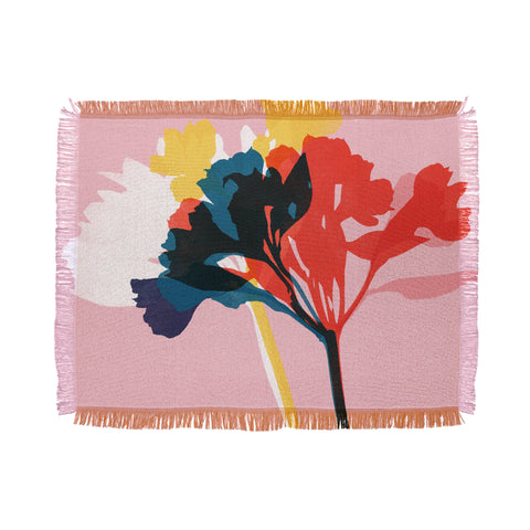 Garima Dhawan alstroemeria 9 Throw Blanket
