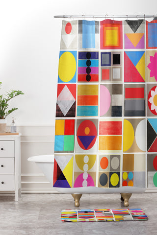 Garima Dhawan Awake 3 Shower Curtain And Mat