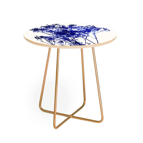 Garima Dhawan Babys Breath Indigo Round Side Table