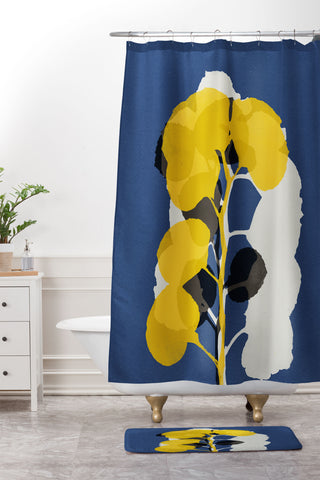 Garima Dhawan begonia 3 Shower Curtain And Mat