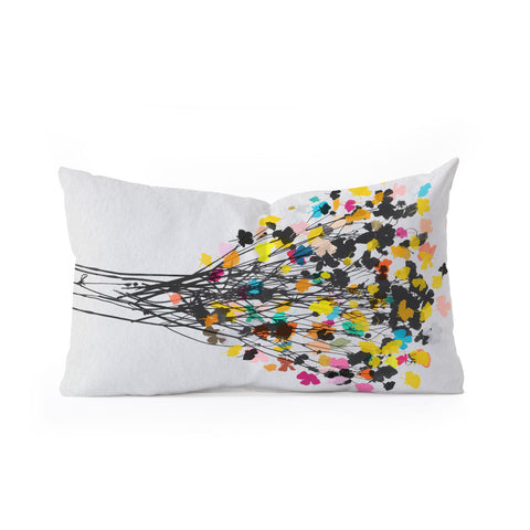Garima Dhawan buttercups 2 Oblong Throw Pillow