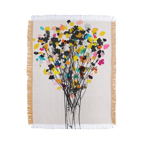 Garima Dhawan buttercups 2 Throw Blanket
