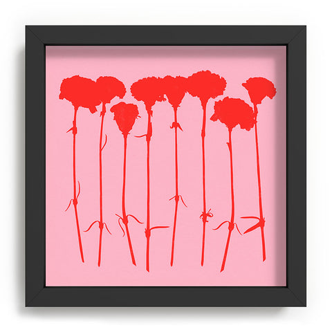 Garima Dhawan carnations 3 Recessed Framing Square