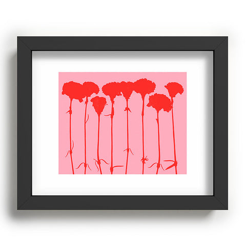 Garima Dhawan carnations 3 Recessed Framing Rectangle