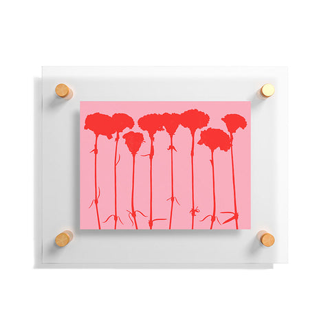 Garima Dhawan carnations 3 Floating Acrylic Print