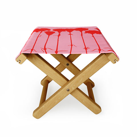 Garima Dhawan carnations 3 Folding Stool