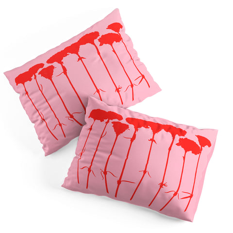 Garima Dhawan carnations 3 Pillow Shams
