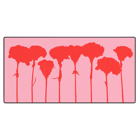 Garima Dhawan carnations 3 Desk Mat