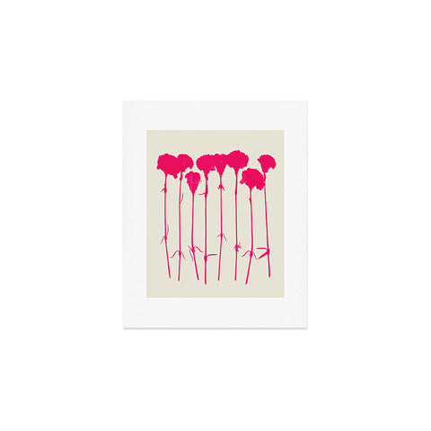 Garima Dhawan Carnations Pink Art Print