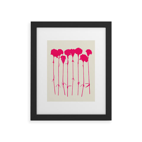 Garima Dhawan Carnations Pink Framed Art Print