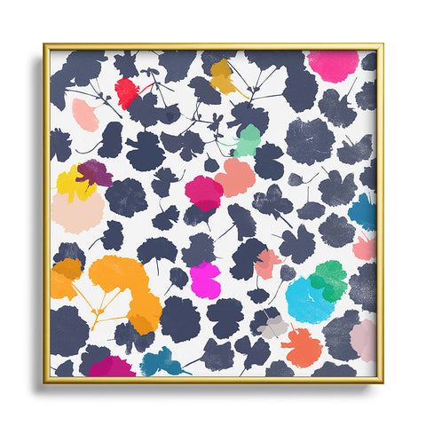 Garima Dhawan cherry blossom 10 Metal Square Framed Art Print