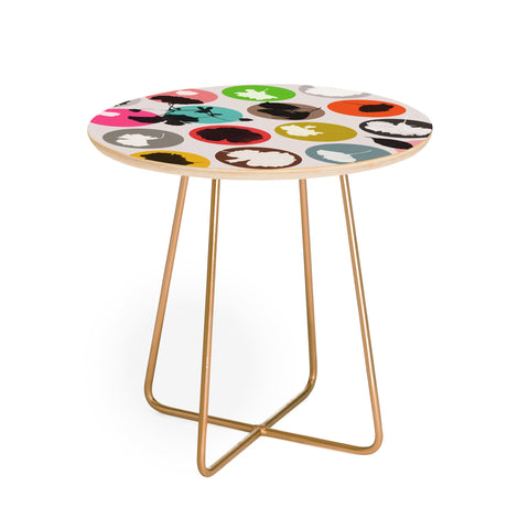 Garima Dhawan cherry blossom 2 Round Side Table