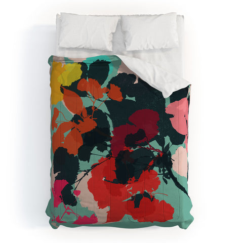 Garima Dhawan cherry blossom 5 Comforter