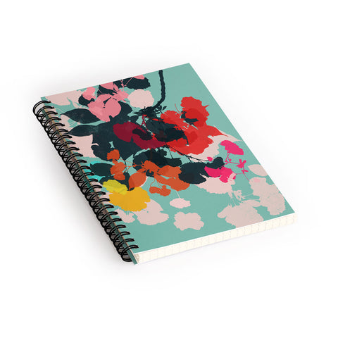 Garima Dhawan cherry blossom 5 Spiral Notebook