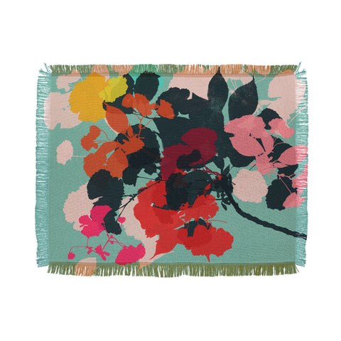 Garima Dhawan cherry blossom 5 Throw Blanket