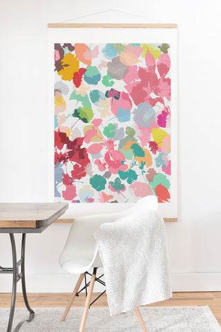 Garima Dhawan cherry blossom 7 Art Print And Hanger