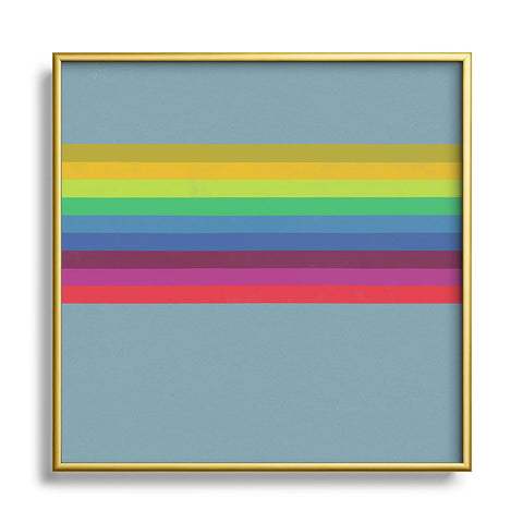 Garima Dhawan colorfields 5 Metal Square Framed Art Print