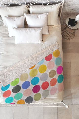 Garima Dhawan Colorplay 1 Fleece Throw Blanket