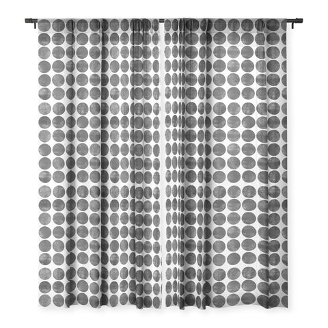 Garima Dhawan colorplay black Sheer Window Curtain