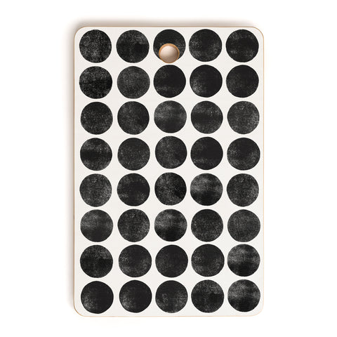 Garima Dhawan colorplay black Cutting Board Rectangle