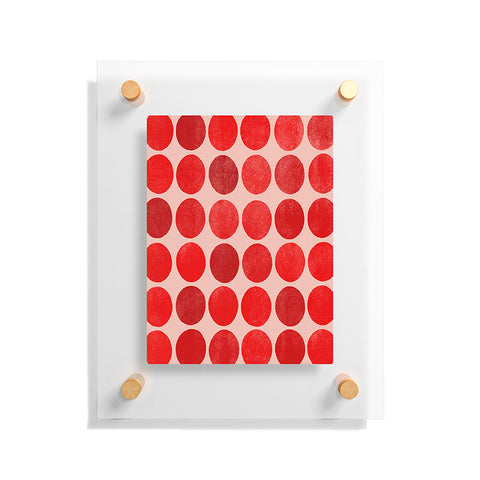 Garima Dhawan Colorplay Red Floating Acrylic Print