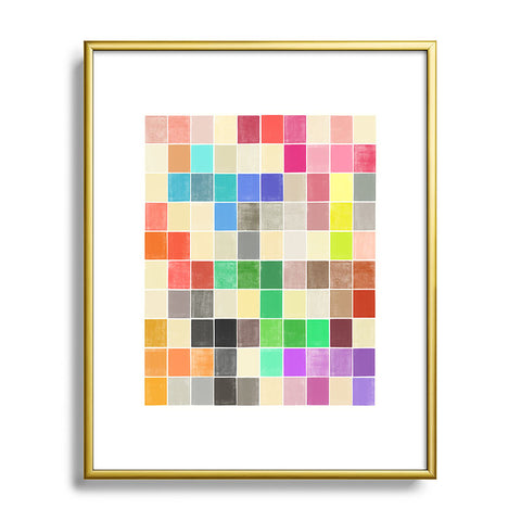Garima Dhawan Colorquilt 3 Metal Framed Art Print