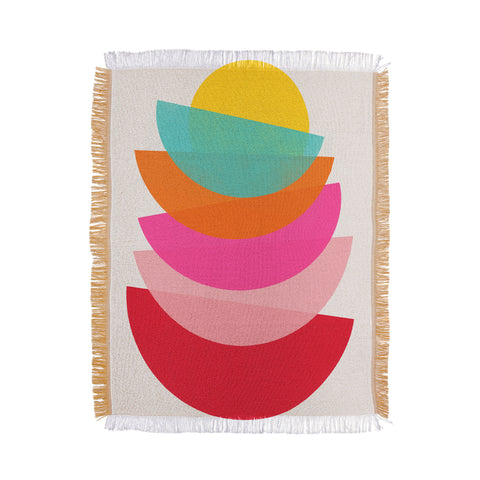 Garima Dhawan colorstack 2 Throw Blanket
