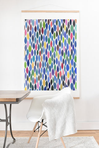 Garima Dhawan connections 8 Art Print And Hanger