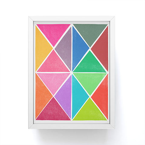 Garima Dhawan converge 1 Framed Mini Art Print