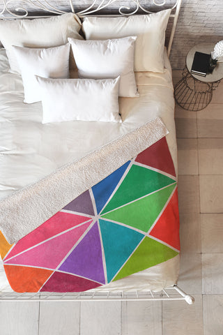 Garima Dhawan converge 1 Fleece Throw Blanket