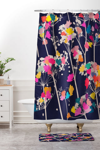 Garima Dhawan Cow Parsley 3 Shower Curtain And Mat