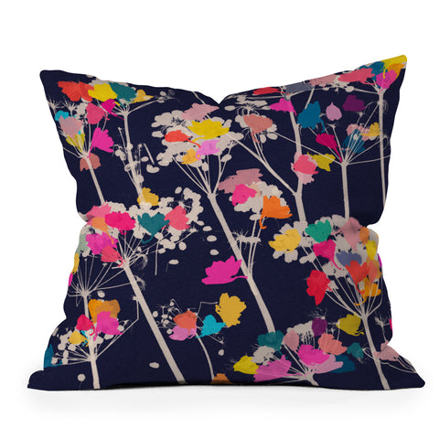 Garima Dhawan Cow Parsley 3 Throw Pillow