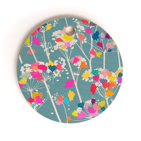 Garima Dhawan cowparsley 1 Cutting Board Round