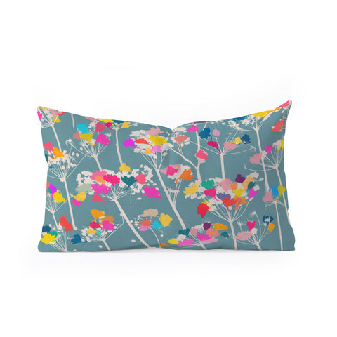 Garima Dhawan cowparsley 1 Oblong Throw Pillow