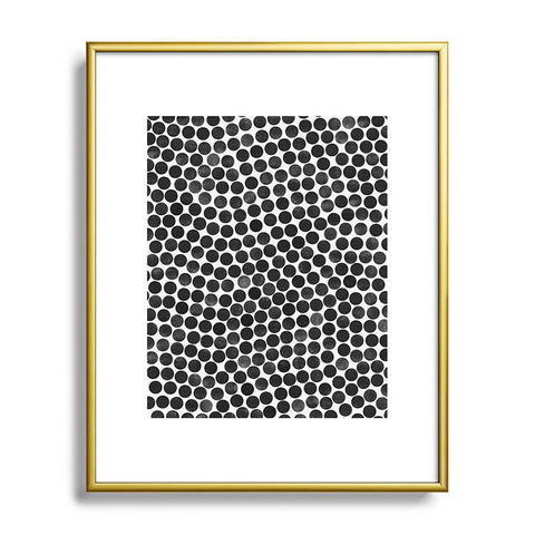Garima Dhawan dance black Metal Framed Art Print