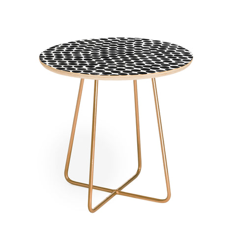 Garima Dhawan dance black Round Side Table