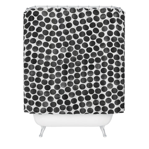 Garima Dhawan dance black Shower Curtain