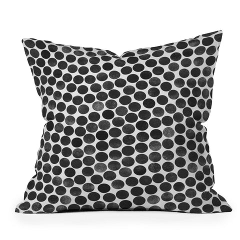 Garima Dhawan dance black Throw Pillow