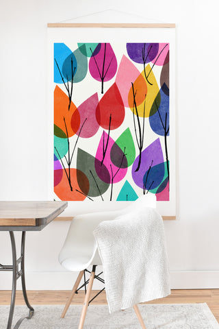 Garima Dhawan dialogue 1 Art Print And Hanger