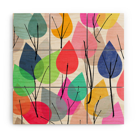 Garima Dhawan dialogue 2 Wood Wall Mural