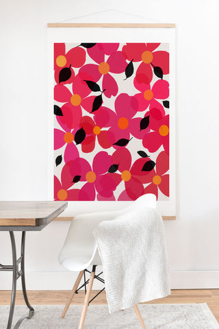 Garima Dhawan dogwood 13 Art Print And Hanger