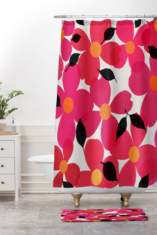 Garima Dhawan dogwood 13 Shower Curtain And Mat