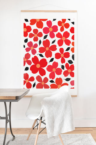 Garima Dhawan dogwood 14 Art Print And Hanger