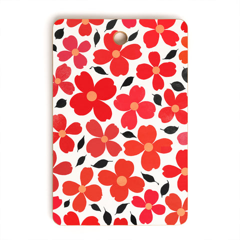 Garima Dhawan dogwood 14 Cutting Board Rectangle