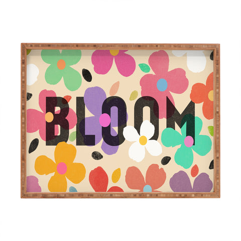 Garima Dhawan Dogwood Bloom Rectangular Tray